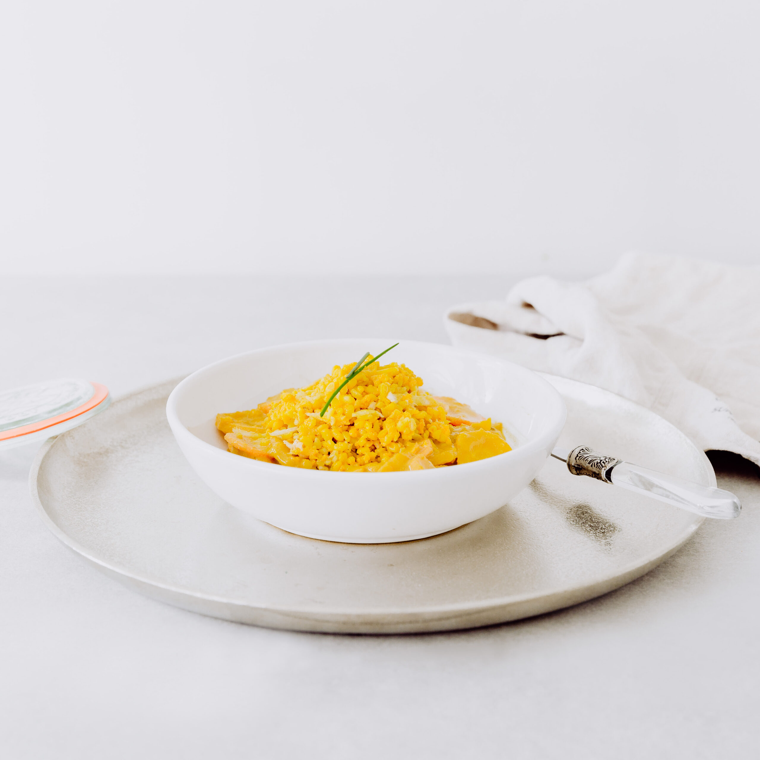 Kichererbsencurry mit Reis