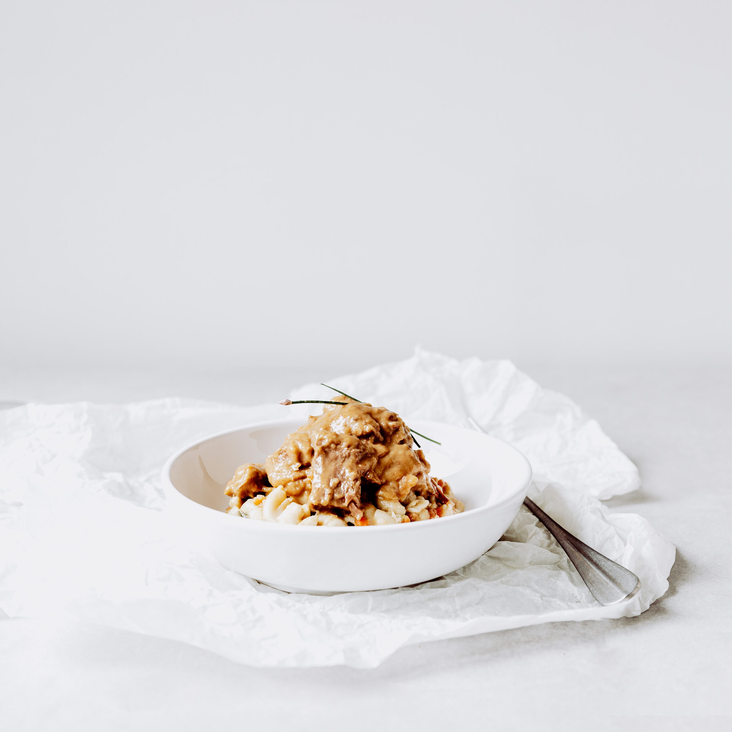 Wildragout mit Spätzle